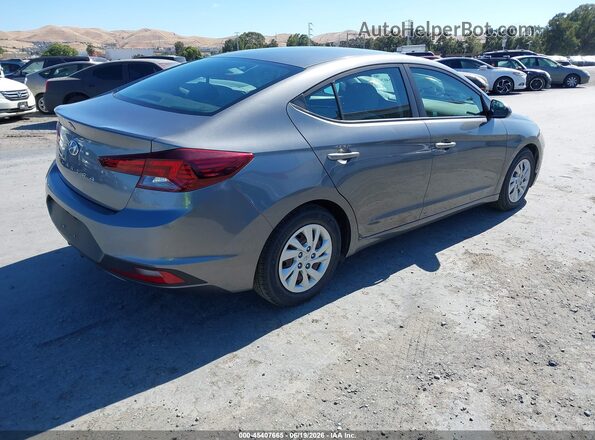 5NPD74LF1KH486036 2019 HYUNDAI ELANTRA Gray Rear right