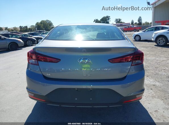 5NPD74LF1KH486036 2019 HYUNDAI ELANTRA Gray 