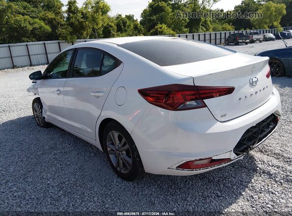 5NPD74LF1KH486439 2019 HYUNDAI ELANTRA Белый Задняя левая четверть