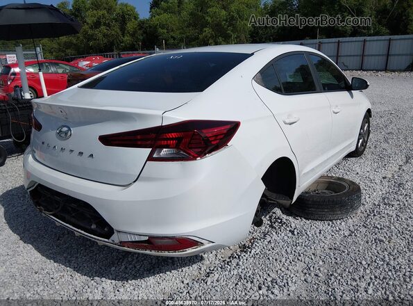 5NPD74LF1KH486439 2019 HYUNDAI ELANTRA Белый Задняя правая четверть
