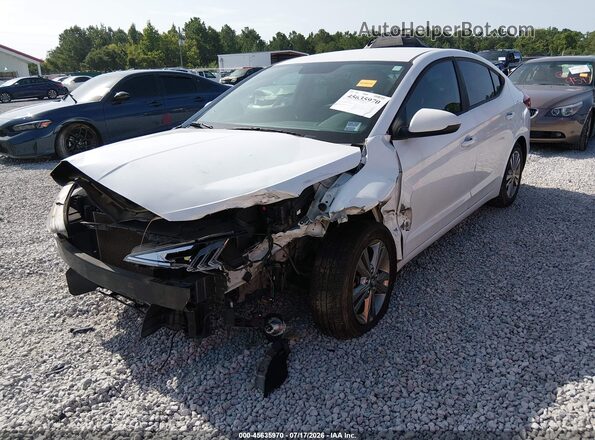 5NPD74LF1KH486439 2019 HYUNDAI ELANTRA Белый Передняя левая четверть