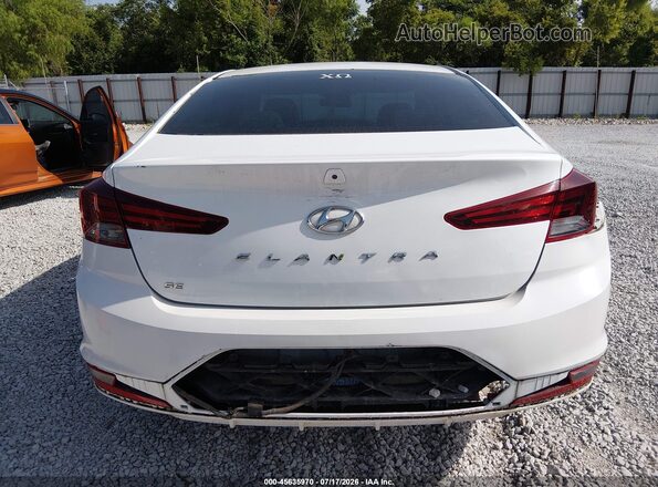 5NPD74LF1KH486439 2019 HYUNDAI ELANTRA Белый 