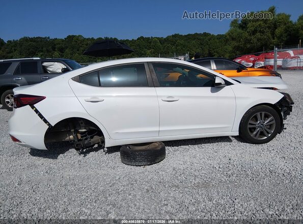 5NPD74LF1KH486439 2019 HYUNDAI ELANTRA Белый Вид задней части салона