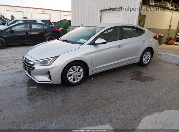 5NPD74LF1KH488496 2019 HYUNDAI ELANTRA Silver Front left