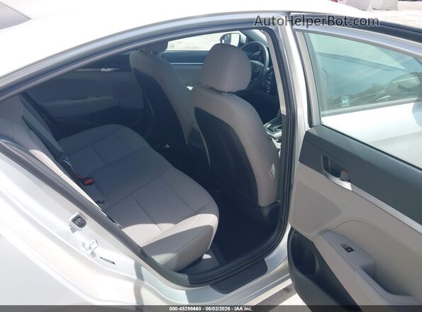 5NPD74LF1KH488496 2019 HYUNDAI ELANTRA Silver VIN sticker view