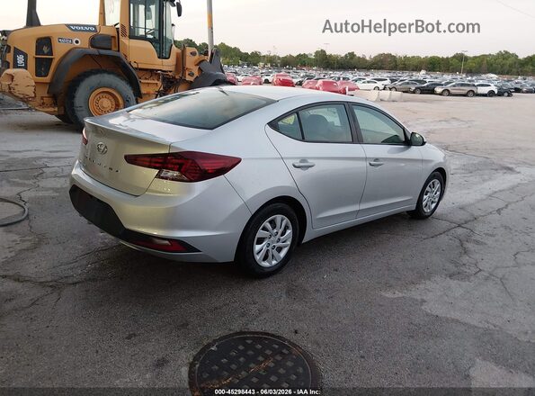 5NPD74LF1KH488496 2019 HYUNDAI ELANTRA Silver Rear right