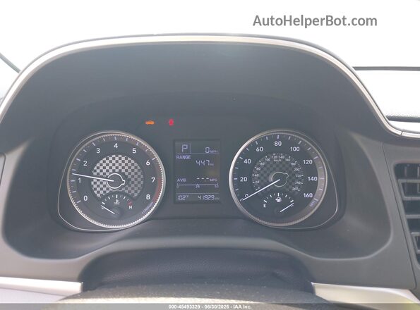 5NPD74LF1KH488708 2019 HYUNDAI ELANTRA Red Vista de los asientos traseros