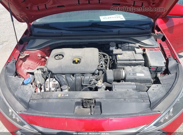 5NPD74LF1KH488708 2019 HYUNDAI ELANTRA Red Vista trasera