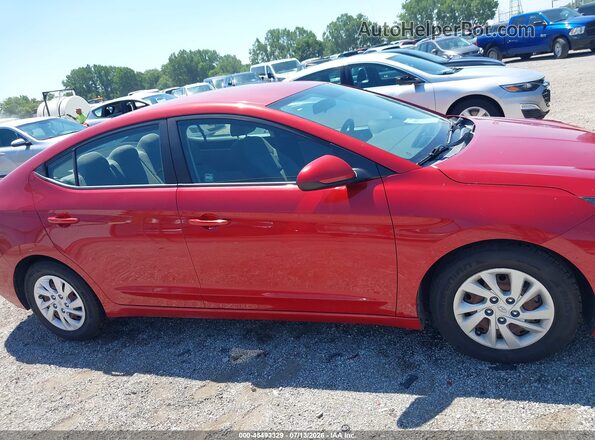 5NPD74LF1KH488708 2019 HYUNDAI ELANTRA Red Vista interior trasera