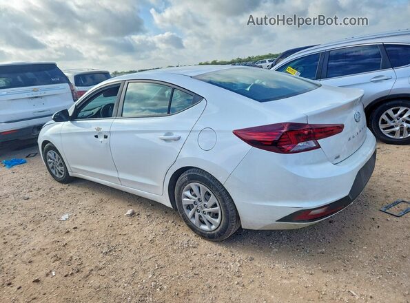 5NPD74LF1KH491351 2019 HYUNDAI ELANTRA White Tył lewy