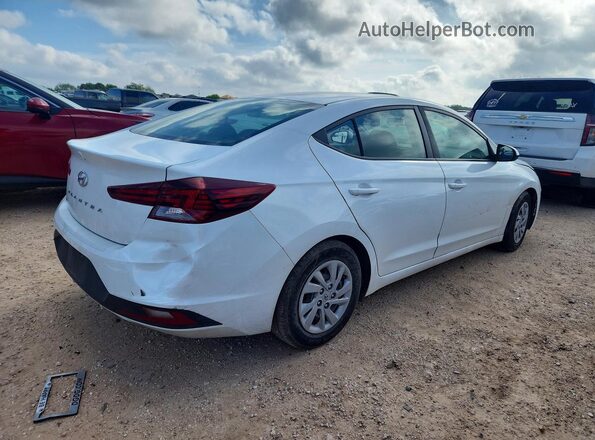 5NPD74LF1KH491351 2019 HYUNDAI ELANTRA White Tył prawy