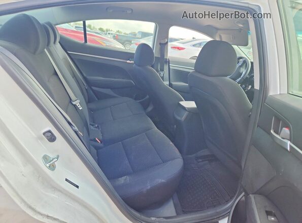 5NPD74LF1KH491351 2019 HYUNDAI ELANTRA White Widok tylnych siedzeń