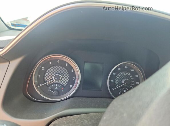 5NPD74LF1KH491351 2019 HYUNDAI ELANTRA White Widok zestawu wskaźników