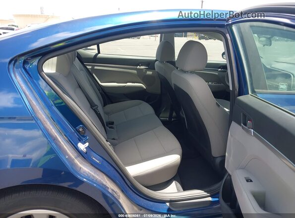 5NPD74LF1KH492774 2019 HYUNDAI ELANTRA Blue Vista de la etiqueta del VIN