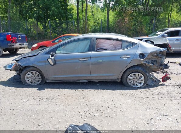 5NPD74LF1LH509543 2020 HYUNDAI ELANTRA Gray Սալոնի հետևի տեսք