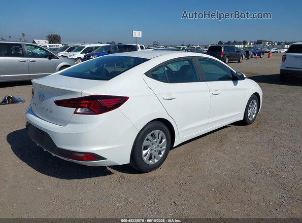 5NPD74LF1LH600621 2020 HYUNDAI ELANTRA White Rear right
