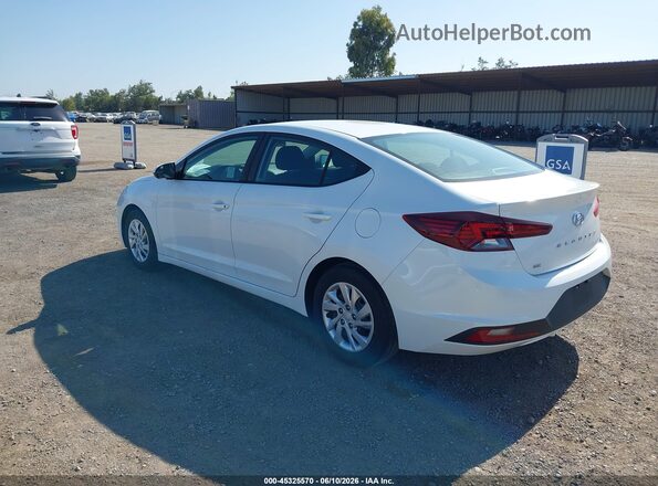 5NPD74LF1LH600621 2020 HYUNDAI ELANTRA White Rear left