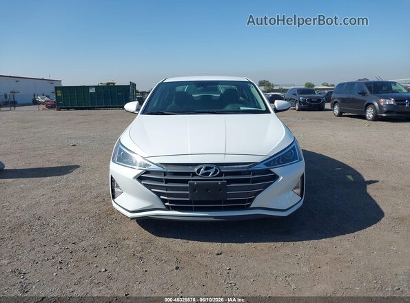 5NPD74LF1LH600621 2020 HYUNDAI ELANTRA White Rear interior view