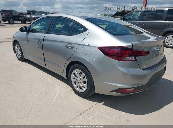 5NPD74LF1LH600991 2020 HYUNDAI ELANTRA Silver Trasero izquierdo