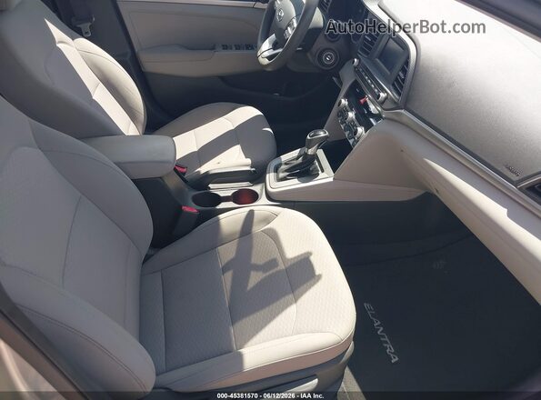 5NPD74LF1LH600991 2020 HYUNDAI ELANTRA Silver Vista interior delantera