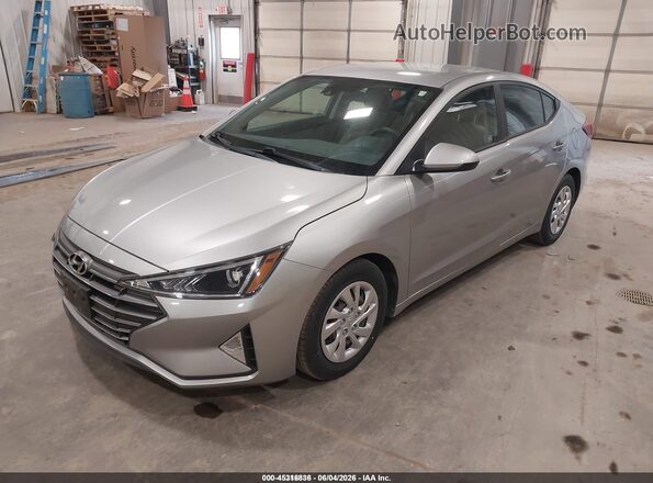 5NPD74LF1LH601591 2020 HYUNDAI ELANTRA Серебряный Передняя левая четверть