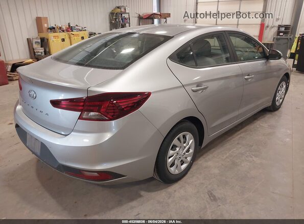 5NPD74LF1LH601591 2020 HYUNDAI ELANTRA Серебряный Задняя правая четверть