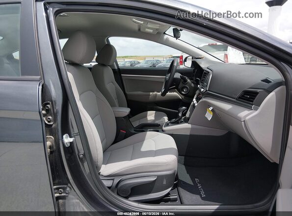 5NPD74LF1LH602434 2020 HYUNDAI ELANTRA Gray Front interior view