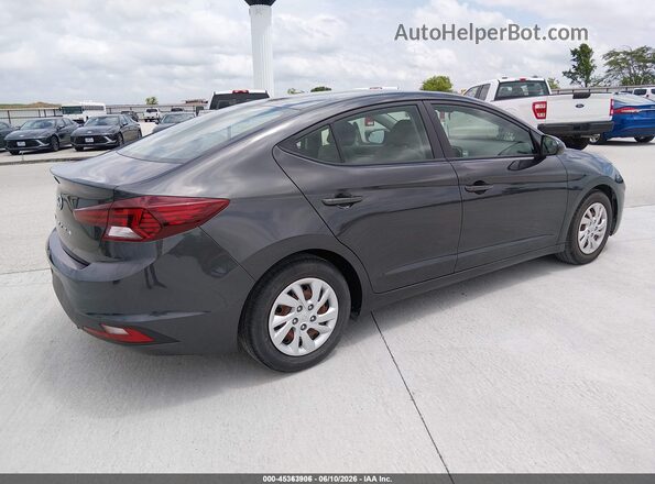 5NPD74LF1LH602434 2020 HYUNDAI ELANTRA Gray Rear right