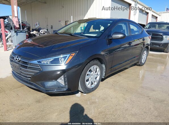 5NPD74LF1LH602806 2020 HYUNDAI ELANTRA Gray წინა მარცხენა ხედი სამი მეოთხედიდან