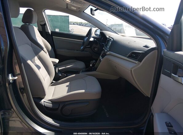 5NPD74LF1LH602806 2020 HYUNDAI ELANTRA Gray წინა სალონის ხედი