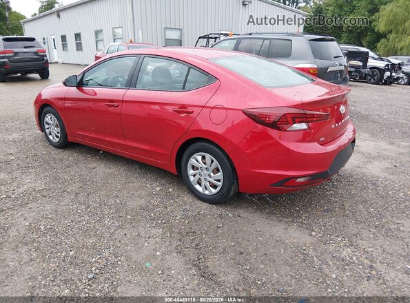 5NPD74LF1LH603227 2020 HYUNDAI ELANTRA Красный Задняя левая четверть