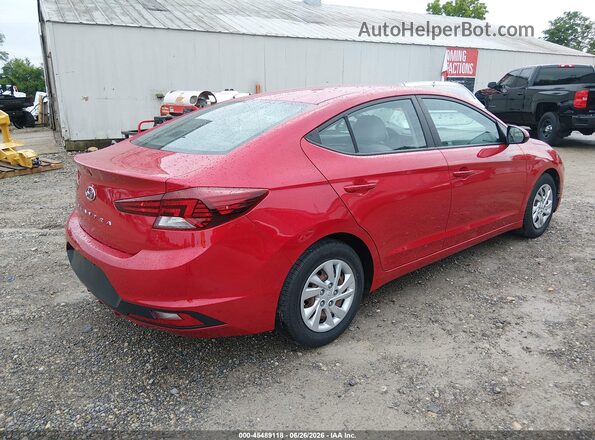 5NPD74LF1LH603227 2020 HYUNDAI ELANTRA Красный Задняя правая четверть
