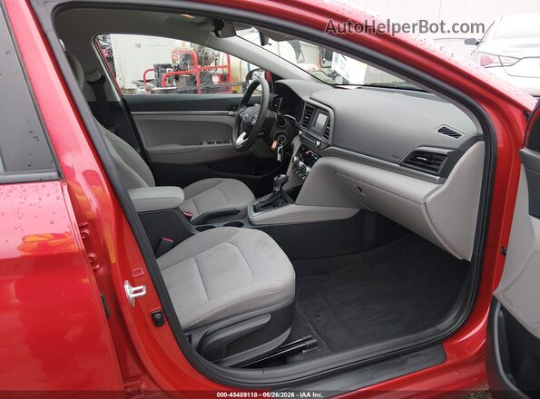5NPD74LF1LH603227 2020 HYUNDAI ELANTRA Красный Вид салона спереди