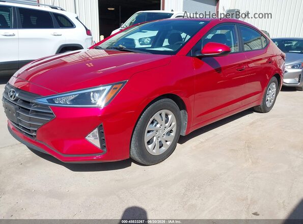 5NPD74LF1LH604183 2020 HYUNDAI ELANTRA Красный Передняя левая четверть