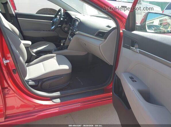 5NPD74LF1LH604183 2020 HYUNDAI ELANTRA Красный Вид салона спереди