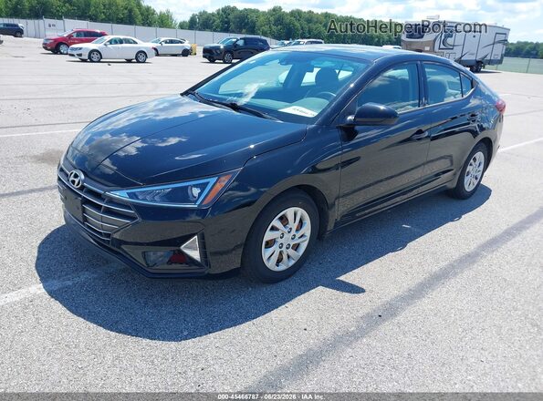 5NPD74LF1LH608766 2020 HYUNDAI ELANTRA Черный Передняя левая четверть