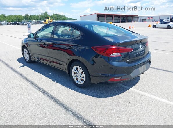 5NPD74LF1LH608766 2020 HYUNDAI ELANTRA Черный Задняя левая четверть
