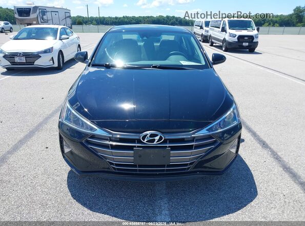 5NPD74LF1LH608766 2020 HYUNDAI ELANTRA Черный Вид щитка приборов