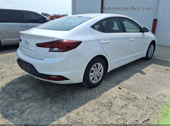 5NPD74LF1LH608864 2020 HYUNDAI ELANTRA White Trasero derecho
