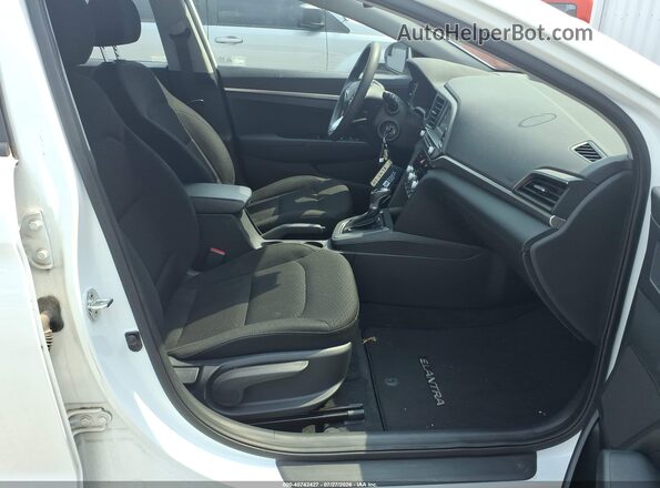 5NPD74LF1LH608864 2020 HYUNDAI ELANTRA White Vista interior delantera
