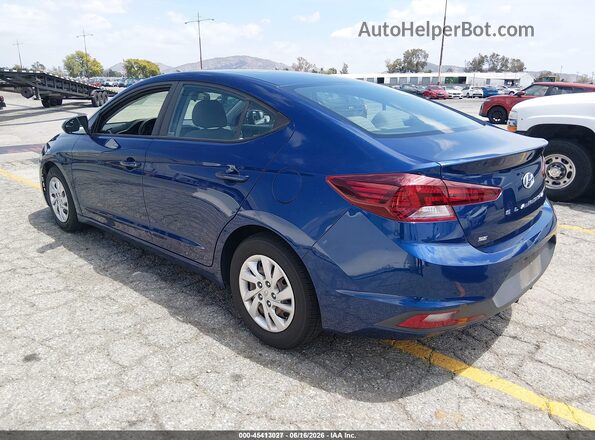 5NPD74LF1LH608962 2020 HYUNDAI ELANTRA Blue Rear left