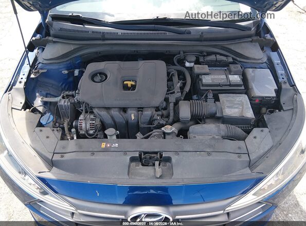 5NPD74LF1LH608962 2020 HYUNDAI ELANTRA Blue Rear view