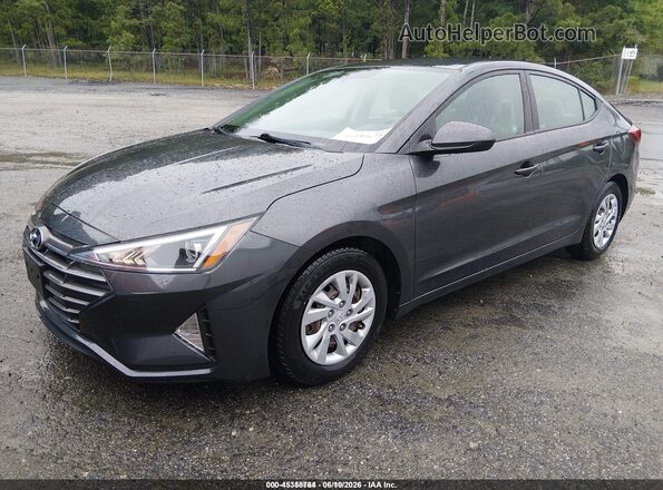 5NPD74LF1LH612123 2020 HYUNDAI ELANTRA Gray წინა მარცხენა ხედი სამი მეოთხედიდან
