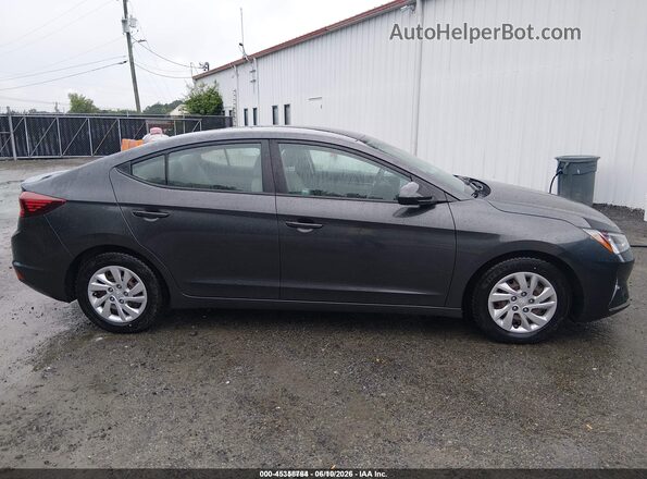 5NPD74LF1LH612123 2020 HYUNDAI ELANTRA Gray უკანა სალონის ხედი