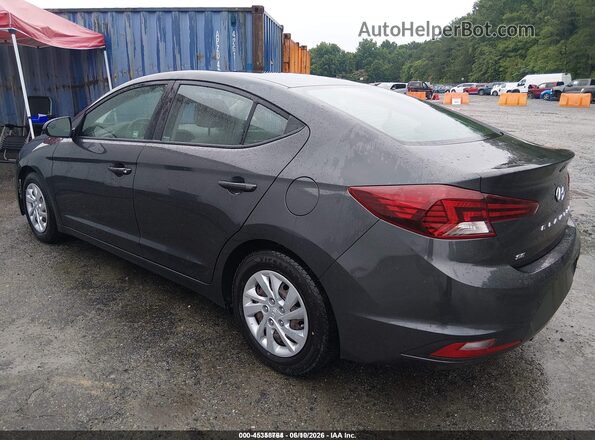 5NPD74LF1LH612123 2020 HYUNDAI ELANTRA Gray უკანა მარცხენა
