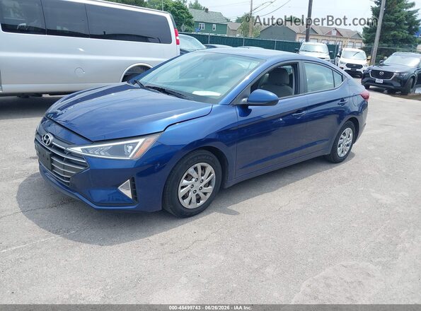 5NPD74LF1LH612283 2020 HYUNDAI ELANTRA Blue Przód lewy