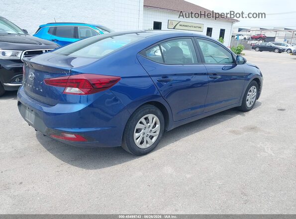 5NPD74LF1LH612283 2020 HYUNDAI ELANTRA Blue Tył prawy
