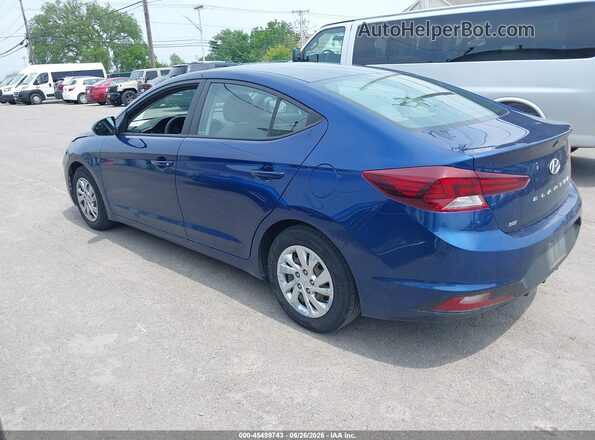 5NPD74LF1LH612283 2020 HYUNDAI ELANTRA Blue Tył lewy