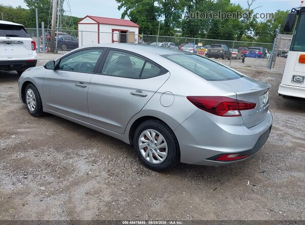 5NPD74LF1LH612512 2020 HYUNDAI ELANTRA Silver Rear left