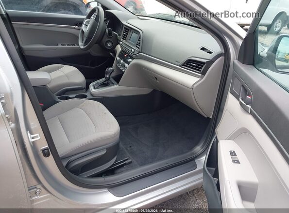 5NPD74LF1LH612512 2020 HYUNDAI ELANTRA Silver Front interior view